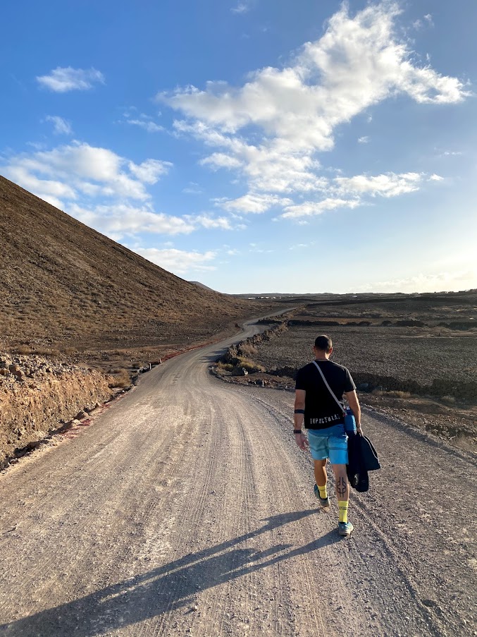 On a trekking in Fuerteventura